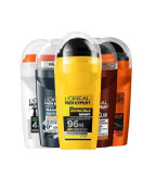 مام رول ضد تعریق مردانه 48 ساعته لورال سفید مدل L’Oréal Men Expert Shirt Protect حجم 50 میل